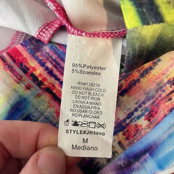 Zalma JMJ Digital Print Neon Board Shorts Size M New - Picture 6 of 6